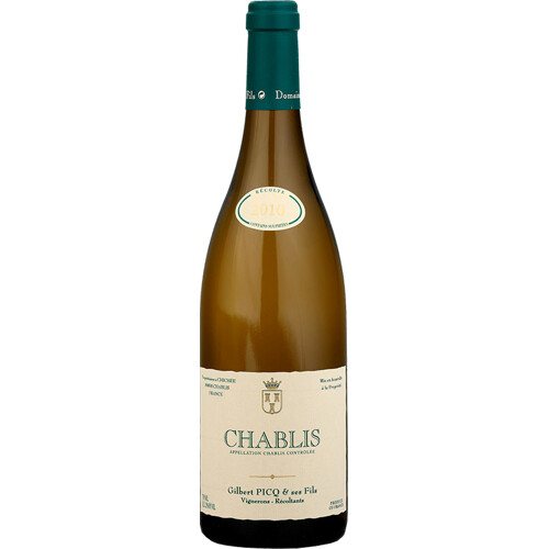 Chablis AOC, Gilbert Picq, Bourgogne, Francie - suché