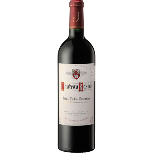 Chateau Rozier 2018, Saint Emilion Grand Gru - suché