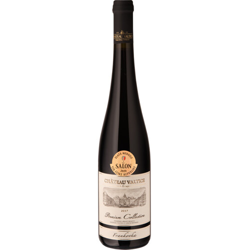 Frankovka, výběr z hroznů 2017 barrique, Prestige Collection, Chateau Valtice - suché