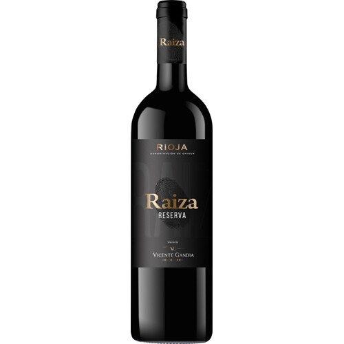 Tempranillo Reserva, Raiza, Rioja, Vicente Gandia - suché