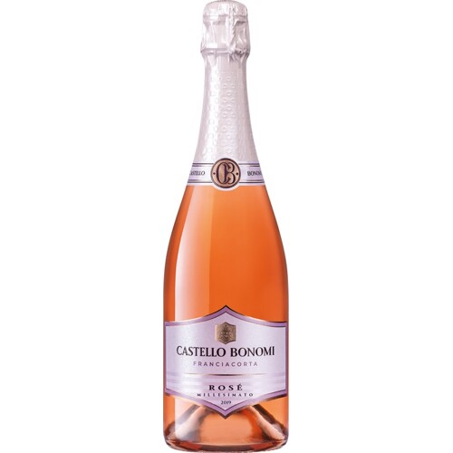 Franciacorta Rosé BIO, Millesimato DOCG, Castello Bonomi, Itálie - suché