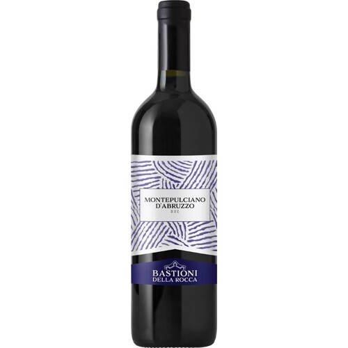 Montepulciano d´Abruzzo DOC, Bastioni della Rocca, Tenute Piccini, Itálie - suché