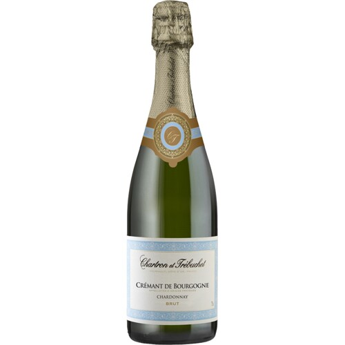 Crémant de Bourgogone AOC, Chardonnay, Brut, Chartron et Trébuchet, Francie - suché