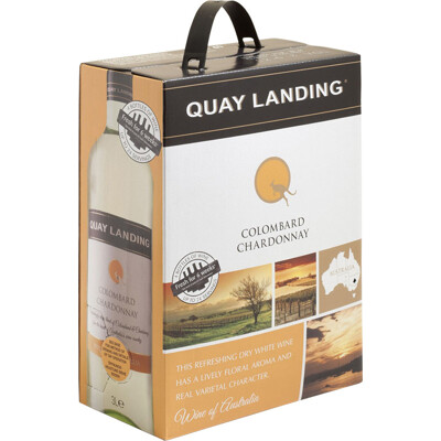 Colombard-Chardonnay, Quay Landing, Austrálie, 3 litry - suché