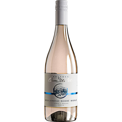 Rulandské modré rosé, výběr z hroznů 2018, Patria Kobylí - polosuché