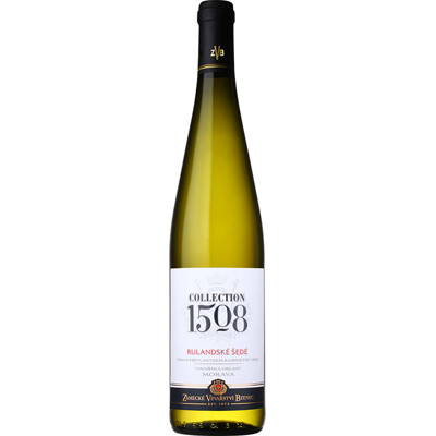 Rulandské šedé, pozdní sběr, Collection 1508, Zámecké vinařství Bzenec - suché...